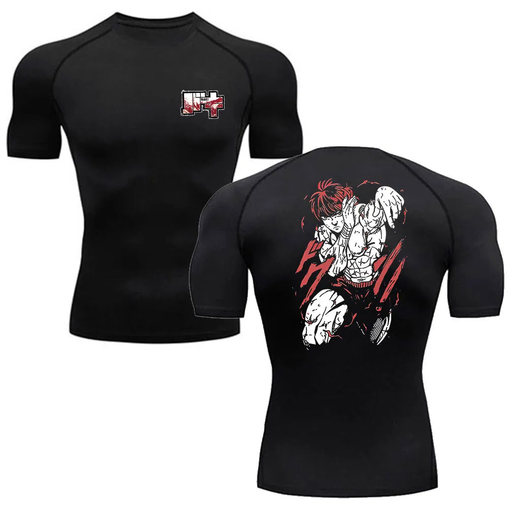 Rayn Baki Anime Compression Shirt